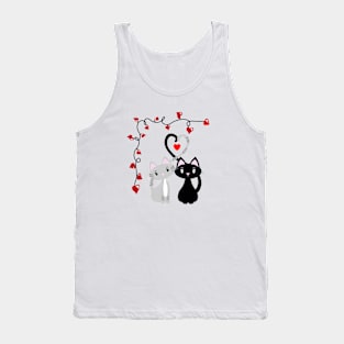 CATS IN LOVE Kittens and Hearts Tank Top